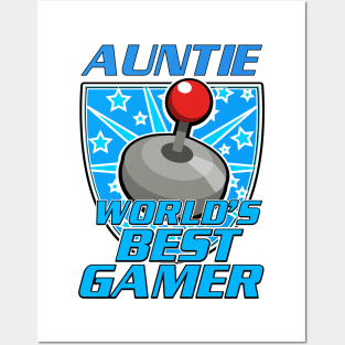 Auntie Worlds Best Gamer Posters and Art